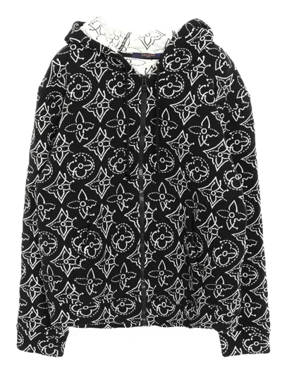 Pre-owned Louis Vuitton X Nba Monogram Flower Hoodie In Black