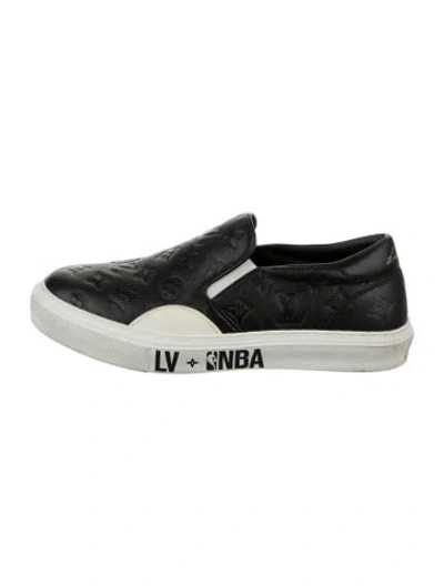 Pre-owned Louis Vuitton X Nba Ollie Sneakers In Black