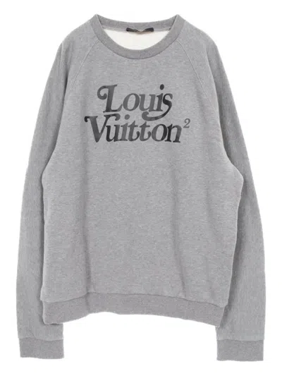 Pre-owned Louis Vuitton X Nigo 2010s Cotton Sweatshirt In Gray