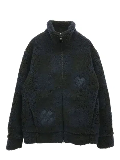 Pre-owned Louis Vuitton X Nigo 2010s Damier-azur Jacket In Blue