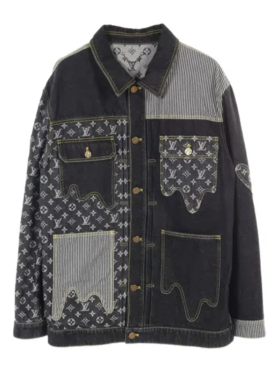 Pre-owned Louis Vuitton X Nigo 2010s Monogram Crazy Denim Jacket