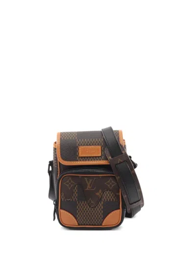 Pre-owned Louis Vuitton X Nigo 2020 Amazon Handbag In Brown