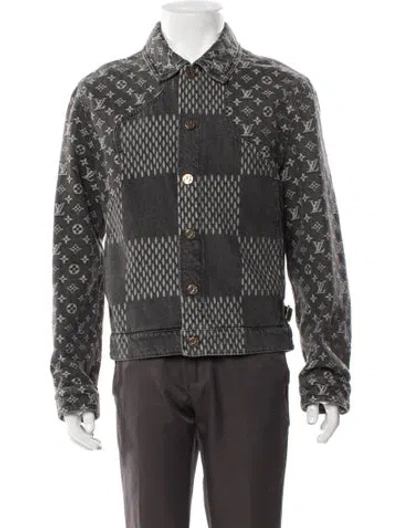Pre-owned Louis Vuitton X Nigo 2020 Lv Monogram Jacket In Gray