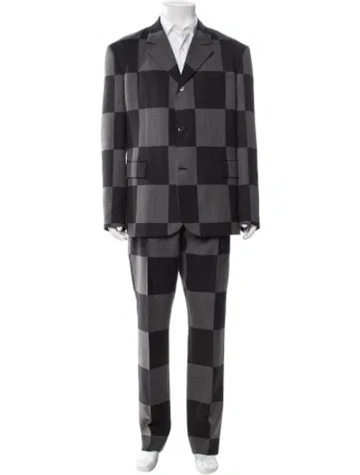 Pre-owned Louis Vuitton X Nigo 2020 Wool Two-piece Blazer W/ Tags In Black