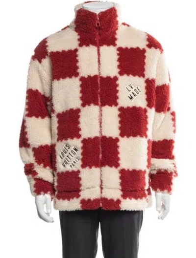 Pre-owned Louis Vuitton X Nigo 2022 Jacquard Damier Fleece Blouson In Multi