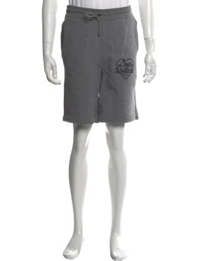 Pre-owned Louis Vuitton X Nigo 2022 Jogger Shorts In Gray