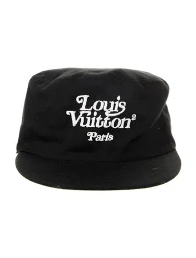 Pre-owned Louis Vuitton X Nigo Army Logo Strapback In Black
