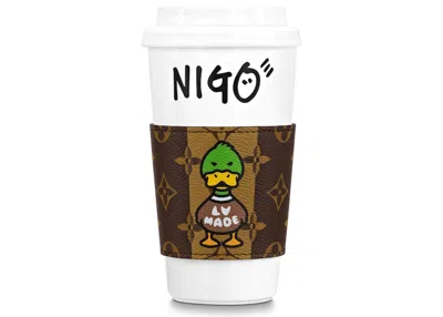 Pre-owned Louis Vuitton X Nigo Cup Monogram In White