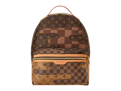 Pre-owned Louis Vuitton X Nigo Discovery Backpack Pm In Brown