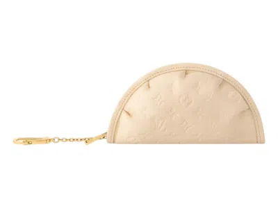 Pre-owned Louis Vuitton X Nigo Gyoza Key Pouch In Beige In Sand