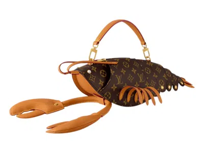 Pre-owned Louis Vuitton X Nigo Lobster Wearable Wallet In Brown