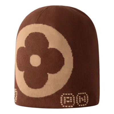 Pre-owned Louis Vuitton X Nigo Lv Fit Monogram Beanie 'brown'