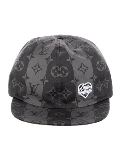 Pre-owned Louis Vuitton X Nigo Lv Monogram Cap In Gray