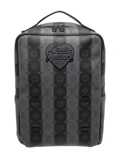 Pre-owned Louis Vuitton X Nigo Lv Monogram Stripes Utilitary In Gray