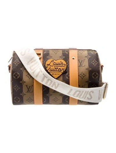 Pre-owned Louis Vuitton X Nigo Monogram Reverse City Keepall In Brown