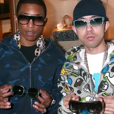 Pre-owned Louis Vuitton X Nigo Nigos Personal 2004 Og Lv Millionaire Sunglasses In Black