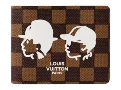 Pre-owned Louis Vuitton X Nigo Ple Wallet In Brown