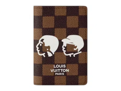 Pre-owned Louis Vuitton X Nigo Pocket Organizer In Brown