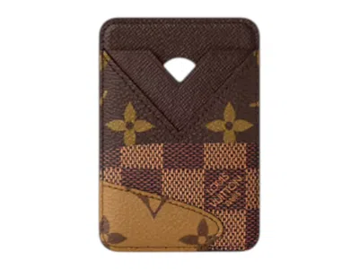 Pre-owned Louis Vuitton X Nigo Portecartes Magnet In Brown