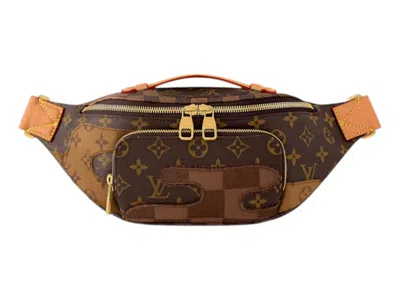 Pre-owned Louis Vuitton X Nigo Rush Bumbag In Brown