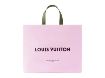 Pre-owned Louis Vuitton X Nigo Shopper Tote Mm In Pink
