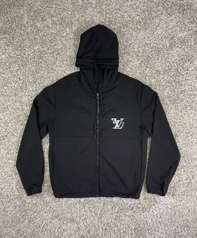 Pre-owned Louis Vuitton X Nigo Squared Lv Zipped Hood Blouson Jacket In Black