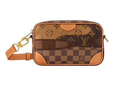 Pre-owned Louis Vuitton X Nigo Trocadero Wearable Wallet In Brown