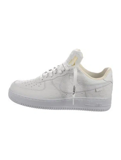 Pre-owned Louis Vuitton X Nike Air Force 1 Low Sneakers In White