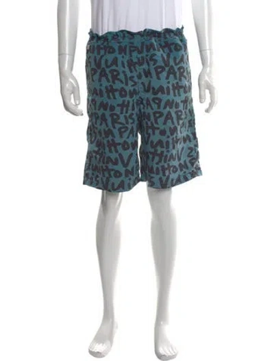 Pre-owned Louis Vuitton X Stephen Sprouse 2012 Swim Trunks In Blue