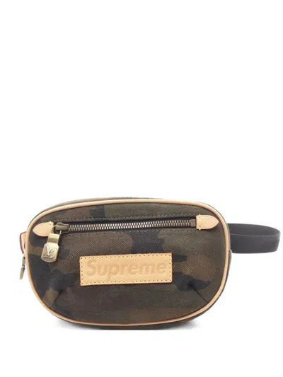 Pre-owned Louis Vuitton X Supreme 2017 Bumbag Belt Bag