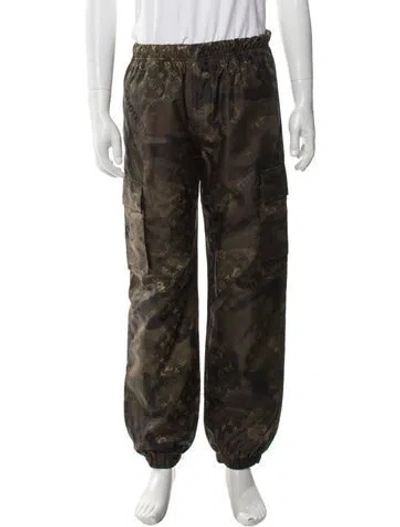 Pre-owned Louis Vuitton X Supreme 2017 Cargo Pants In Green