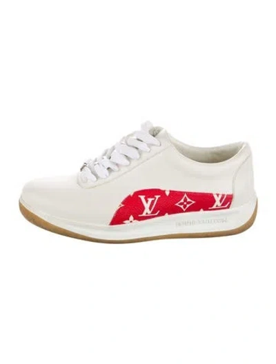 Pre-owned Louis Vuitton X Supreme 2017 Lv Monogram Sneakers In Multi