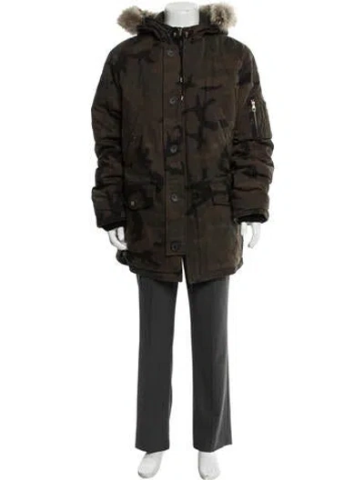 Pre-owned Louis Vuitton X Supreme 2017 N-3b Parka In Brown