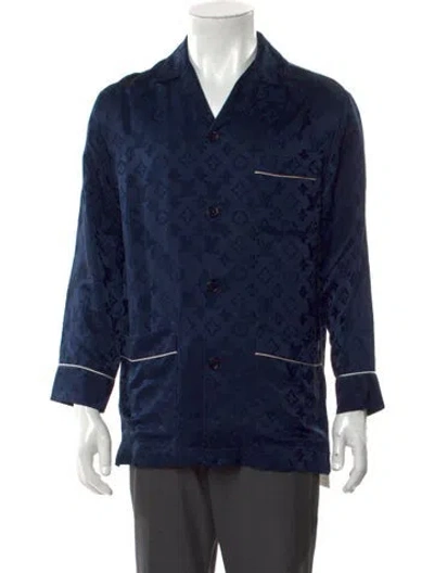 Pre-owned Louis Vuitton X Supreme 2017 Printed Pajama Top In Blue
