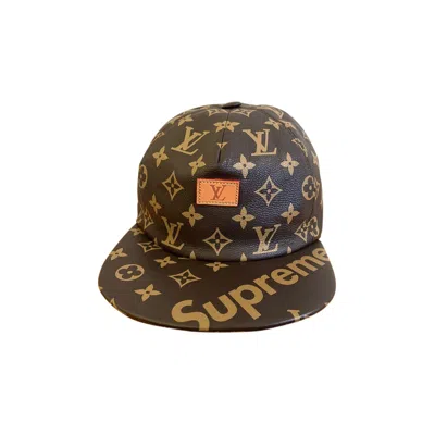 Pre-owned Louis Vuitton X Supreme 5-panel Hat 'brown' | Men's Size Onesize