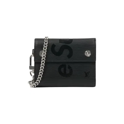 Pre-owned Louis Vuitton X Supreme Chain Wallet 'black' | Men's Size Onesize