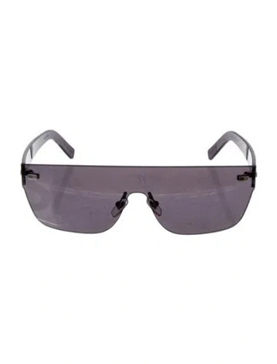 Pre-owned Louis Vuitton X Supreme City Mask Lv Monogram Sunglasses In Black