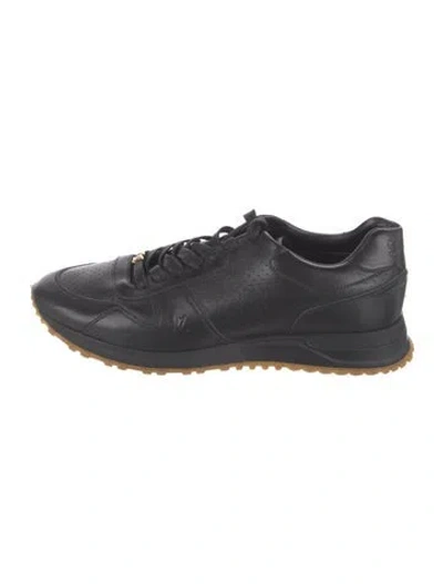Pre-owned Louis Vuitton X Supreme Run Away Sneakers In Black