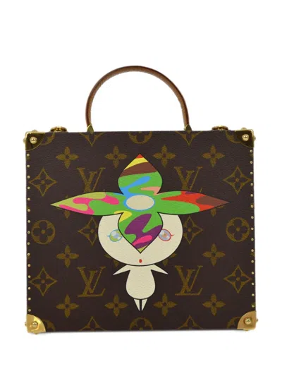 Pre-owned Louis Vuitton X Takashi Murakami 1990-2000 Jewelry Box Handbag In Brown