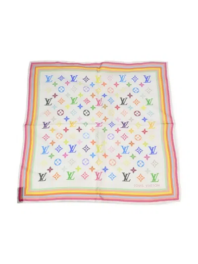 Pre-owned Louis Vuitton X Takashi Murakami 1990-2000s Multicolor Scarf