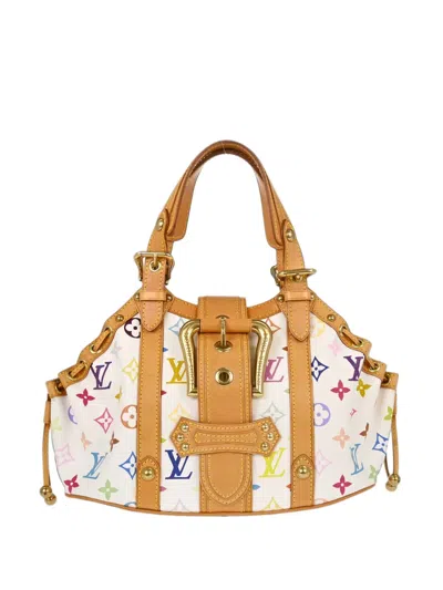 Louis Vuitton X Takashi Murakami 2000s Gm Monogram Multicolore Theda Tote Bag