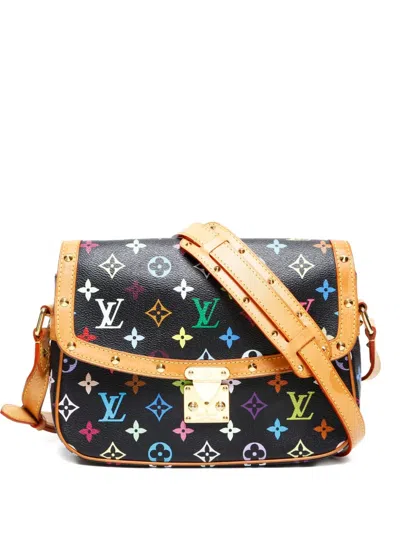 Pre-owned Louis Vuitton X Takashi Murakami 2000s Sologne Shoulder Bag In Black