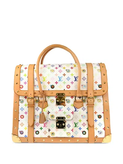 Pre-owned Louis Vuitton X Takashi Murakami 2002 Eye Love Sac Gigantic Handbag In 白色