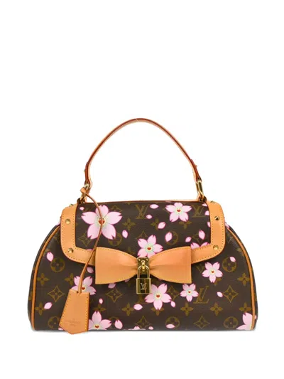 Pre-owned Louis Vuitton X Takashi Murakami 2003 Cherry Blossom-print Pm Handbag