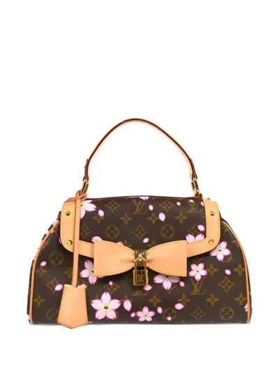 Pre-owned Louis Vuitton X Takashi Murakami 2003 Cherry Blossom-print Pm Handbag