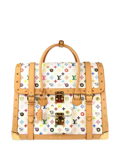Pre-owned Louis Vuitton X Takashi Murakami 2003 Eye Love Sac Gigantic Handbag In White