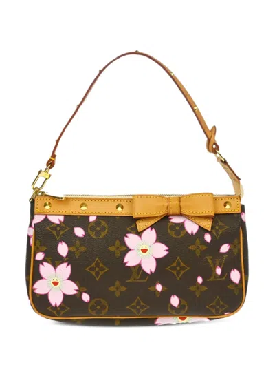 Pre-owned Louis Vuitton X Takashi Murakami 2003 Pochette Accessoires Shoulder Bag