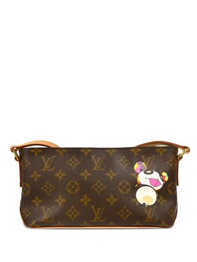 Pre-owned Louis Vuitton X Takashi Murakami 2004 Panda Trotteur Shoulder Bag