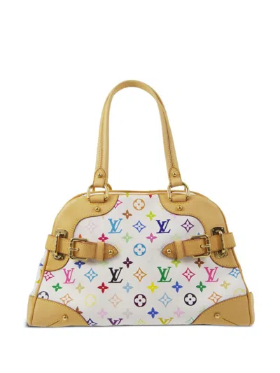 Pre-owned Louis Vuitton X Takashi Murakami 2010 Claudia Handbag In White