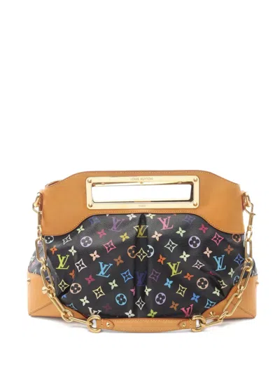 Pre-owned Louis Vuitton X Takashi Murakami 2011 Judy Gm Tote Bag In Black